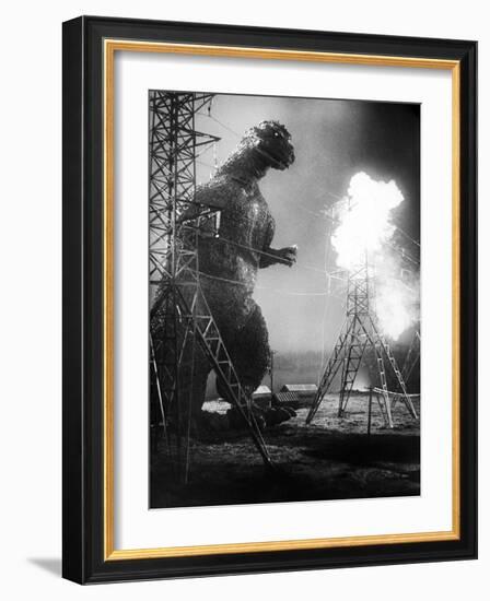 Godzilla, (AKA Gojira), Godzilla, 1954-null-Framed Premium Photographic Print