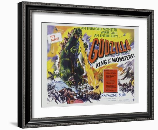 Godzilla-Vintage Apple Collection-Framed Giclee Print