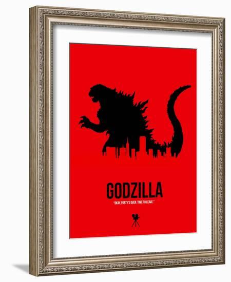 Godzilla-NaxArt-Framed Art Print