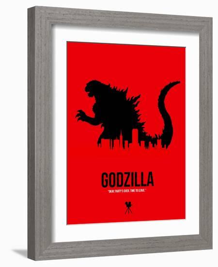 Godzilla-NaxArt-Framed Art Print