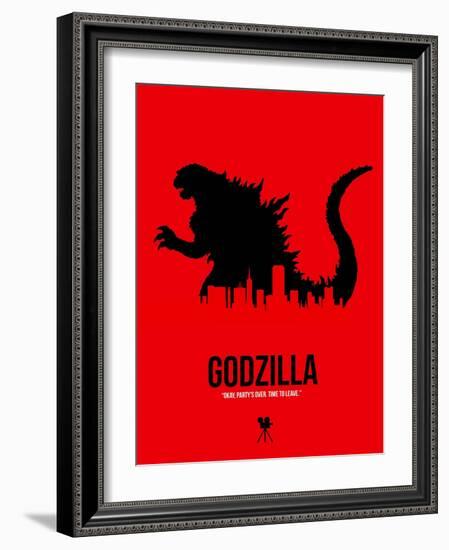 Godzilla-NaxArt-Framed Art Print