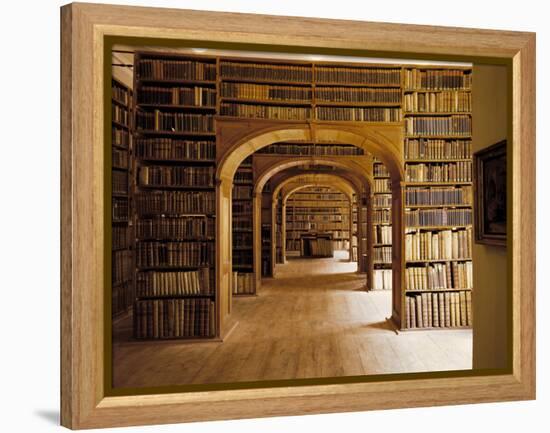 Görlitz, Library, Interior-null-Framed Premier Image Canvas