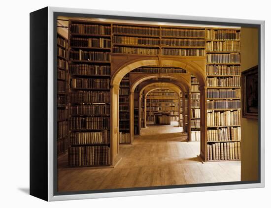 Görlitz, Library, Interior-null-Framed Premier Image Canvas