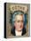 Goethe Brand Cigar Box Label-Lantern Press-Framed Stretched Canvas