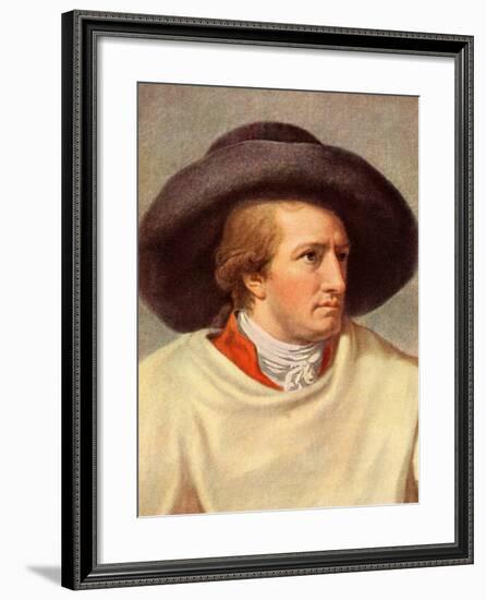 GOETHE Johann Wolfgang-Johann Heinrich Tischbein-Framed Giclee Print