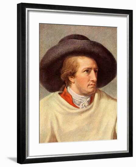 GOETHE Johann Wolfgang-Johann Heinrich Tischbein-Framed Giclee Print