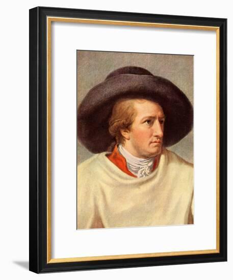 GOETHE Johann Wolfgang-Johann Heinrich Tischbein-Framed Giclee Print