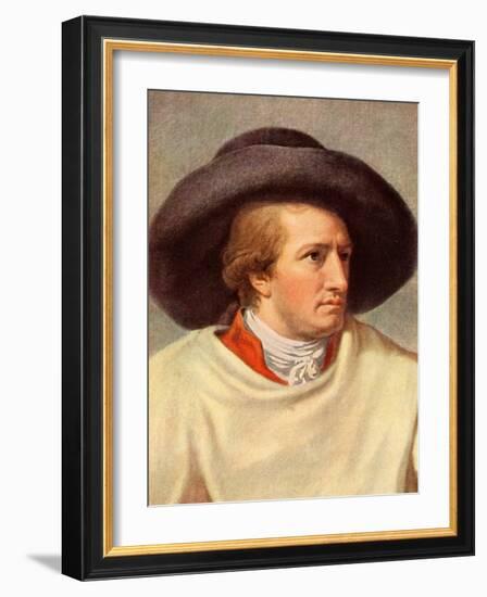 GOETHE Johann Wolfgang-Johann Heinrich Tischbein-Framed Giclee Print