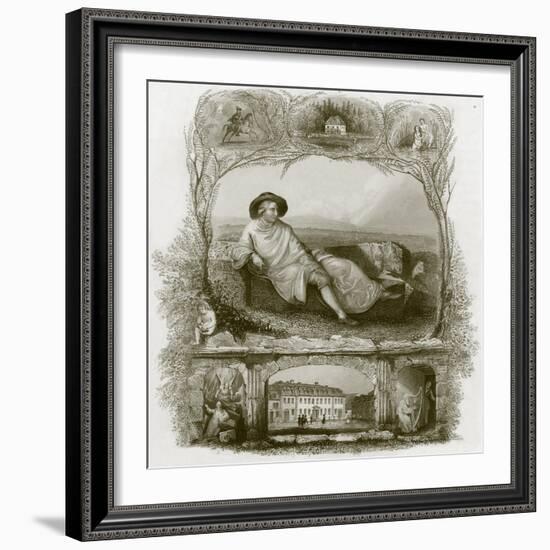Goethe-English-Framed Giclee Print