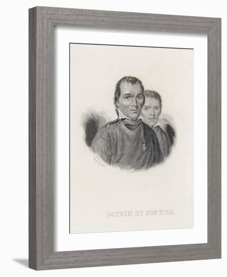 Goffin and His Son by Francois Dequevauviller-Francois Dequevauviller-Framed Giclee Print