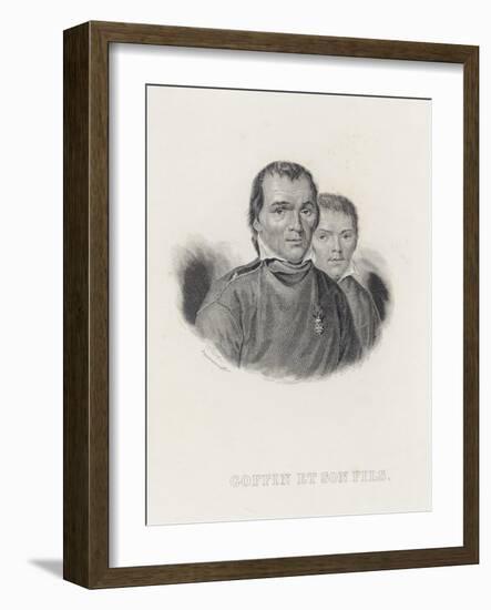 Goffin and His Son by Francois Dequevauviller-Francois Dequevauviller-Framed Giclee Print