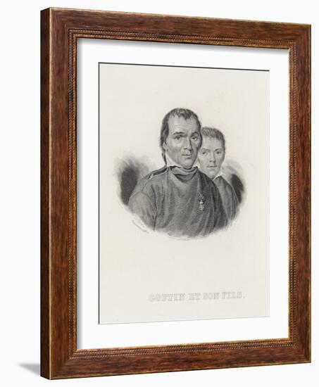 Goffin and His Son by Francois Dequevauviller-Francois Dequevauviller-Framed Giclee Print