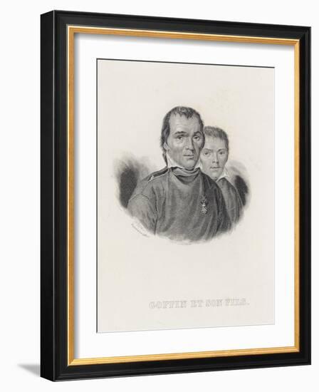 Goffin and His Son by Francois Dequevauviller-Francois Dequevauviller-Framed Giclee Print