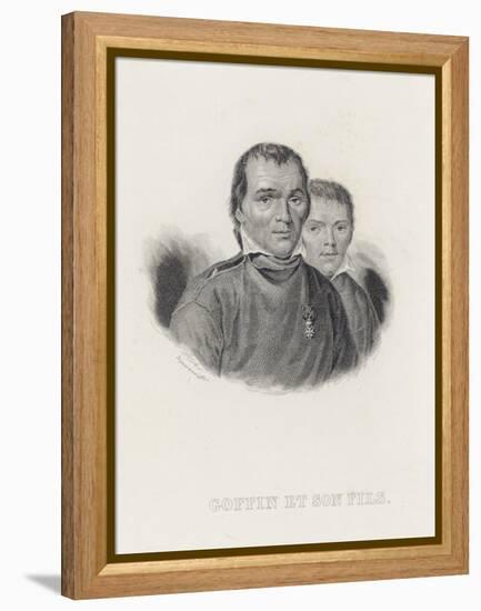 Goffin and His Son by Francois Dequevauviller-Francois Dequevauviller-Framed Premier Image Canvas