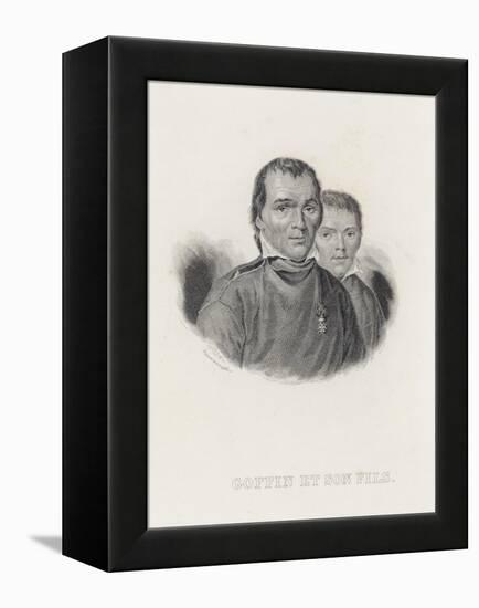 Goffin and His Son by Francois Dequevauviller-Francois Dequevauviller-Framed Premier Image Canvas