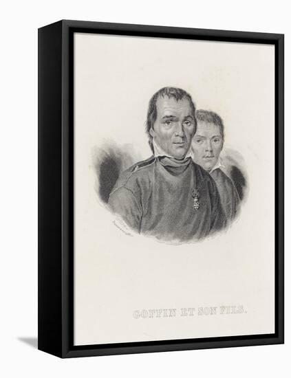 Goffin and His Son by Francois Dequevauviller-Francois Dequevauviller-Framed Premier Image Canvas