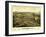 Goffstown, New Hampshire - Panoramic Map-Lantern Press-Framed Art Print