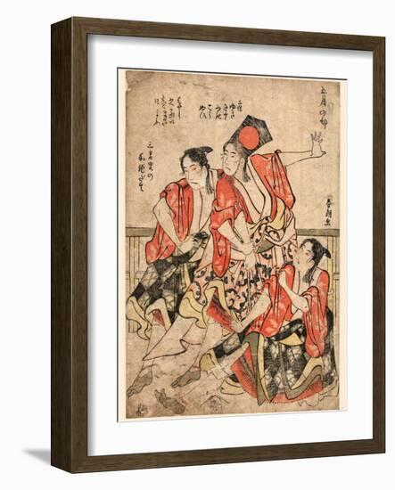 Gogatsu No Bu-Katsushika Hokusai-Framed Giclee Print