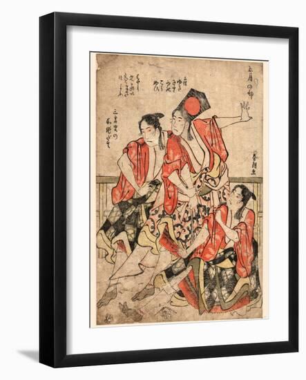 Gogatsu No Bu-Katsushika Hokusai-Framed Giclee Print