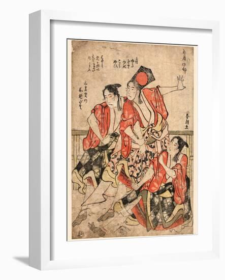 Gogatsu No Bu-Katsushika Hokusai-Framed Giclee Print