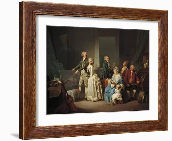 Gohin Family, 1787-Louis-Leopold Boilly-Framed Giclee Print