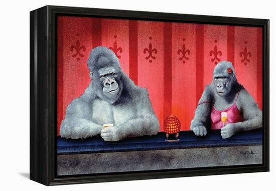 Goin Ape Down at the Monkey Bars-Will Bullas-Framed Premier Image Canvas