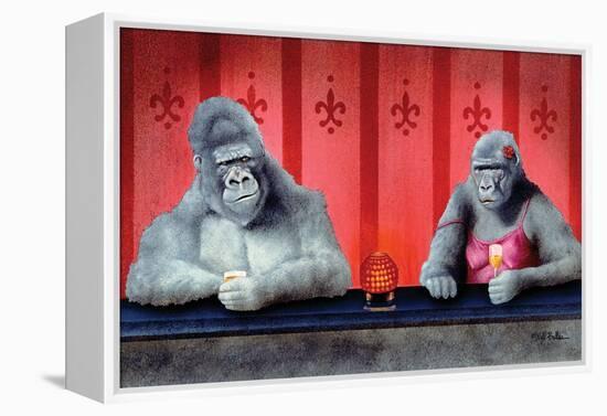 Goin Ape Down at the Monkey Bars-Will Bullas-Framed Premier Image Canvas