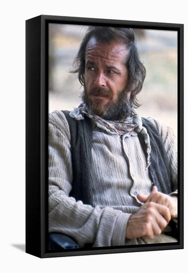 GOIN' SOUTH, 1978 directed by JACK NICHOLSON Jack Nicholson (photo)-null-Framed Stretched Canvas