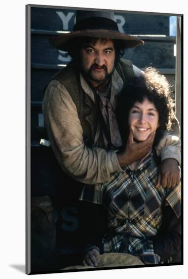 GOIN' SOUTH, 1978 directed by JACK NICHOLSON John Belushi and Mary Steenburgen (photo)-null-Mounted Photo