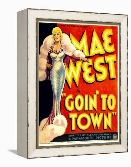 Goin' To Town, Mae West, 1935-null-Framed Stretched Canvas