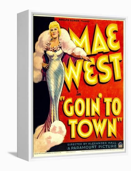 Goin' To Town, Mae West, 1935-null-Framed Stretched Canvas