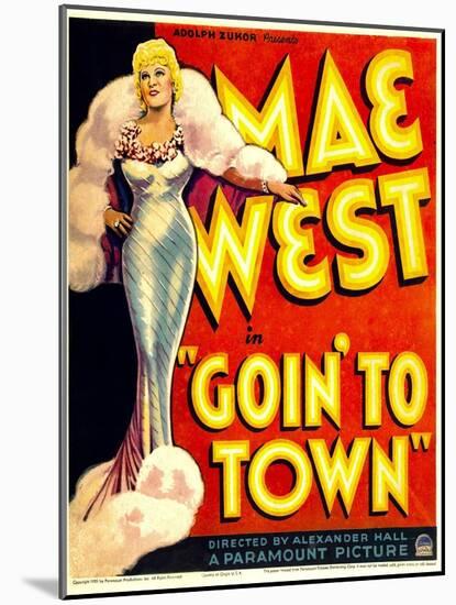 Goin' To Town, Mae West, 1935-null-Mounted Art Print