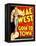 Goin' to Town, Mae West on Window Card, 1935-null-Framed Stretched Canvas