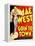 Goin' to Town, Mae West on Window Card, 1935-null-Framed Stretched Canvas