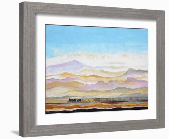 Goin’ West-Bill Bell-Framed Giclee Print