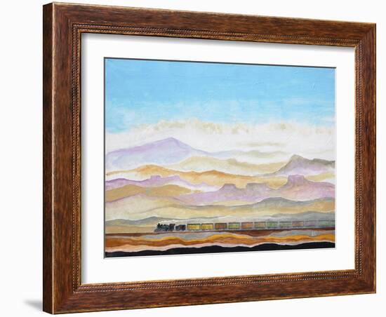 Goin’ West-Bill Bell-Framed Giclee Print