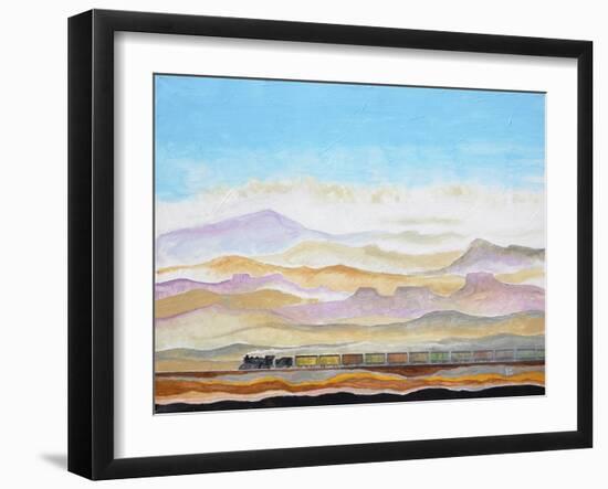 Goin’ West-Bill Bell-Framed Giclee Print