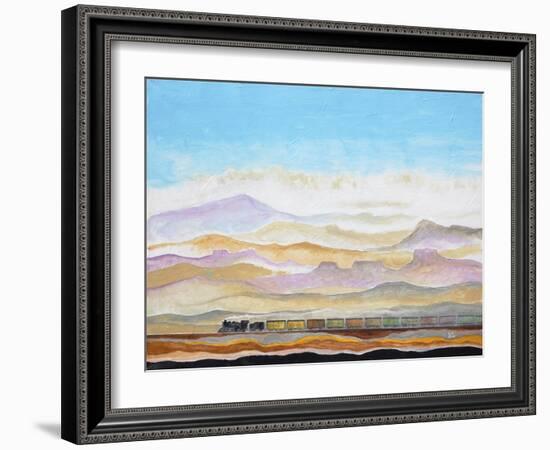 Goin’ West-Bill Bell-Framed Giclee Print