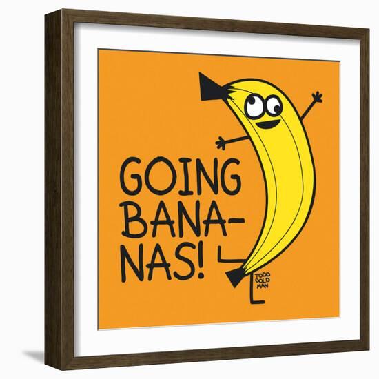 Going Bananas!-Todd Goldman-Framed Art Print