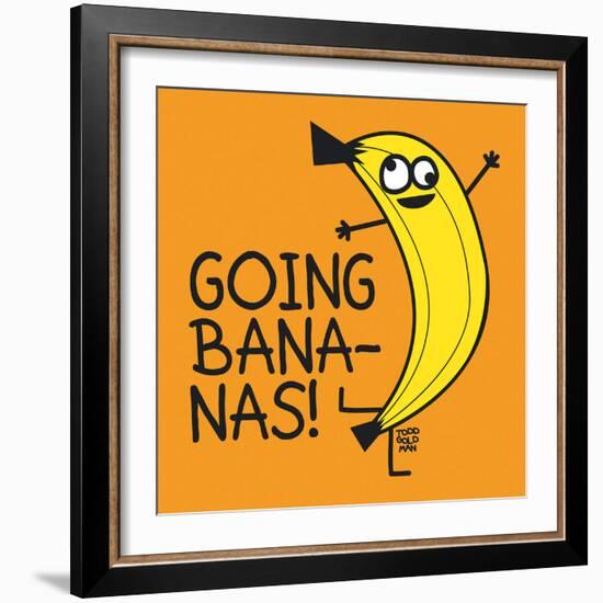 Going Bananas!-Todd Goldman-Framed Art Print