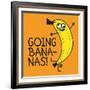 Going Bananas!-Todd Goldman-Framed Art Print