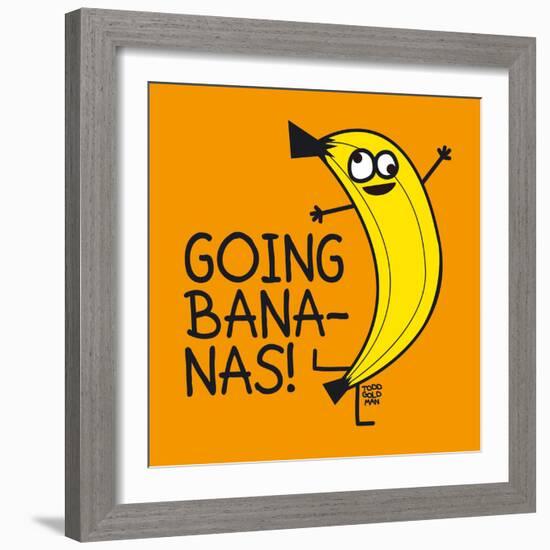 Going Bananas!-Todd Goldman-Framed Giclee Print