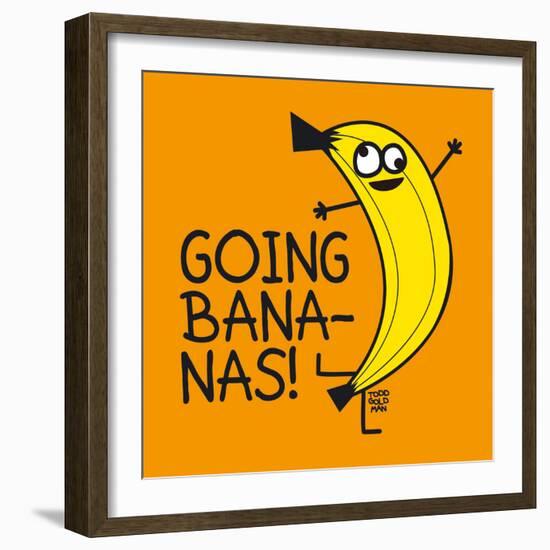 Going Bananas!-Todd Goldman-Framed Giclee Print