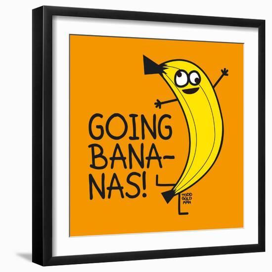 Going Bananas!-Todd Goldman-Framed Giclee Print