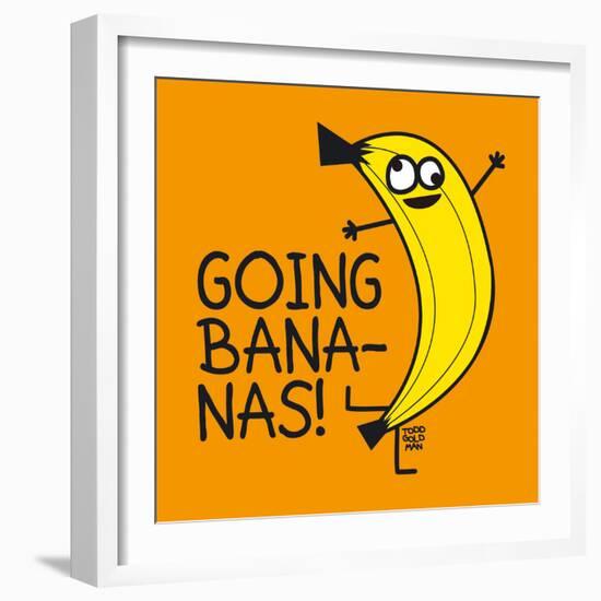 Going Bananas!-Todd Goldman-Framed Giclee Print