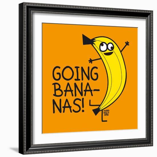 Going Bananas!-Todd Goldman-Framed Giclee Print