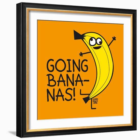 Going Bananas!-Todd Goldman-Framed Giclee Print