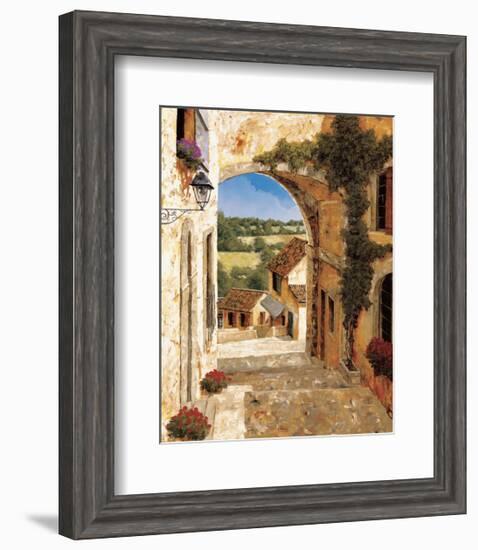 Going Down to the Village-Gilles Archambault-Framed Giclee Print