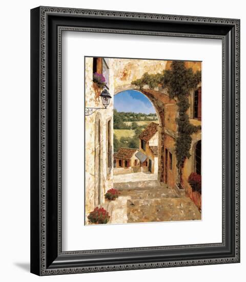 Going Down to the Village-Gilles Archambault-Framed Giclee Print