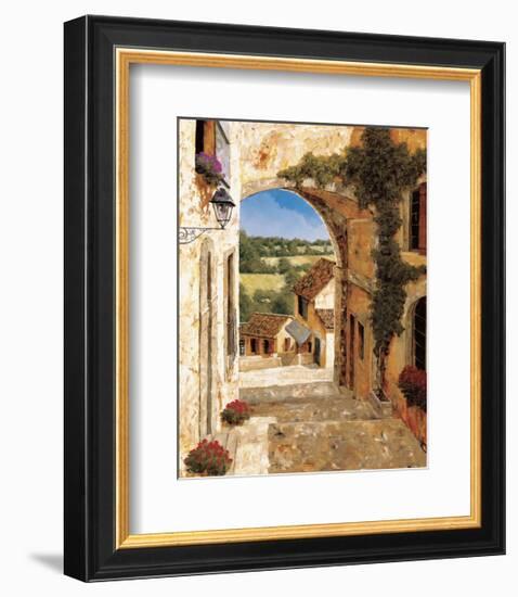 Going Down to the Village-Gilles Archambault-Framed Giclee Print